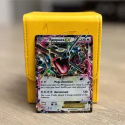 (RARE) Pokemon TCG Rayquaza EX XY69 Promo Holo English Dragon Card - Image 1