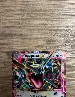 (RARE) Pokemon TCG Rayquaza EX XY69 Promo Holo English Dragon Card - Image 3