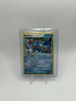 Pokemon TCG Feraligatr EX Holographic Rare Card 4/115 Unseen Forces - Image 1