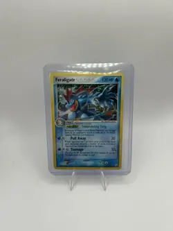 Pokemon TCG Feraligatr EX Holographic Rare Card 4/115 Unseen Forces - Image 2