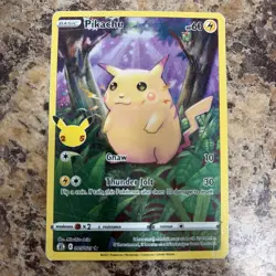 Pikachu 005/025 Celebrations Ultra Rare Pokemon Card - Image 1