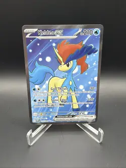 Keldeo ex 159/086 - SV White Flare - Full Art Ultra Rare English Pokemon Card NM - Image 1