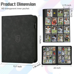 1024 Pocket Card Binder,16 Pocket Trading Card Binder，Side Loading Collectible C - Image 2