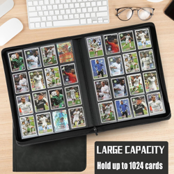 1024 Pocket Card Binder,16 Pocket Trading Card Binder，Side Loading Collectible C - Image 5