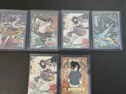 Naruto Kayou Cards Lot (5x) CR + AR Sasuke Orochimaru Neji NM/LP - Image 1