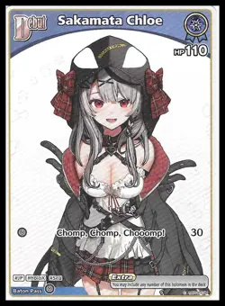 hololive OFFICIAL CARD GAME Sakamata Chloe (C) hBP02-035 - Quintet Spectrum - Image 1