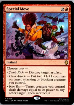 Special Move R Commander: Teenage Mutant Ninja Turtles 26 NM Foil Magic - Image 1