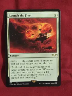 1x Launch the Fleet NM-Mint, English Commander: Universes Beyond: Warhammer 40,0 - Image 1