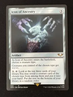 1x MTG Icon of Ancestry - Universes Beyond: Warhammer 40,000 (40K) #242 - Magic - Image 1