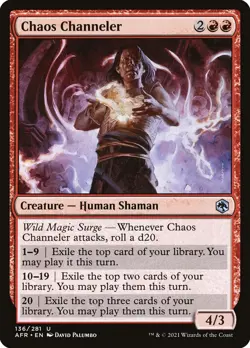Chaos Channeler | #136 | AFR | MTG | Regular | LP - Image 1