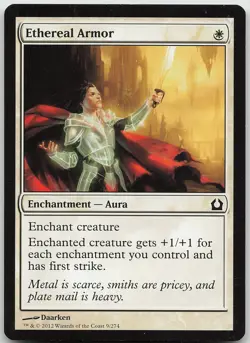 Ethereal Armor Common Return to Ravnica NM/LP MTG - Image 1