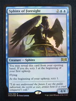 Sphinx of Foresight Pre-Release Promo Foil - Mtg Card #1Q4 - Image 1