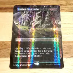 1x Verdant Catacombs, Dragonscale Foil - Special Guests TKR, Magic MTG LP Ding - Image 1