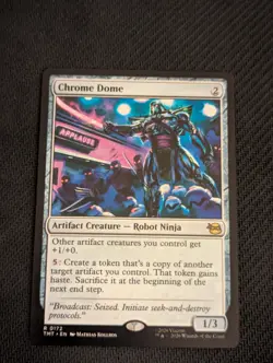 MTG Chrome Dome 0172 Teenage Mutant Ninja Turtles M/NM - Image 1