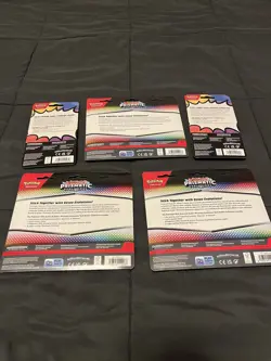 Pokemon TCG Prismatic Evolutions Tech Sticker Collection Set Lot Of 5 Sealed 🌀 - Image 2