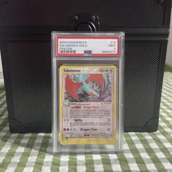 2003 Salamence Holo 10/97 EX Dragon Pokemon Card PSA 9 - Image 1