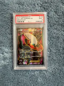 PSA 9 Darkrai EX XY Breakpoint Full Art #118 MINT 118/122 FA 2016 POKEMON TCG - Image 1