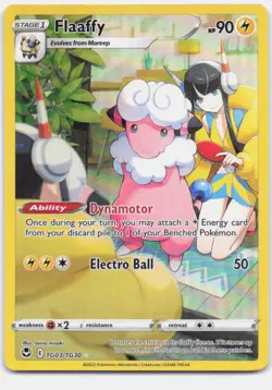Flaaffy TG03/TG30 Holo Silver Tempest Trainer Gallery Pokemon NM - Image 1