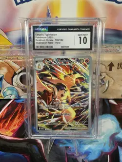 Pokemon Ethan’s Typhlosion IR Destined Rivals Scarlet & Violet CGC GEM MINT 10 - Image 3