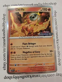 Pokemon Chi-Yu SVP 057 Black Star Promo LP - Image 1