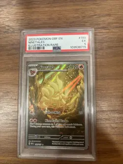 2023 Pokemon OBF En Ninetales Illustration Rare 5 - Image 1