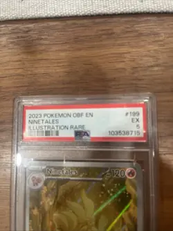 2023 Pokemon OBF En Ninetales Illustration Rare 5 - Image 2