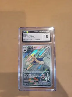Pokemon TCG Stoutland 156/086 Illustration Rare White Flare CGC 10 - Image 1