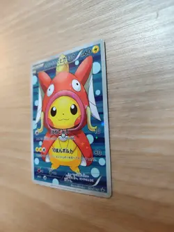 2015 Pokemon Japanese XY #150 Pretend MAGIKARP PONCHO PIKACHU Promo-Holo - Image 3