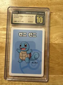 CGC 10 Pristine Squirtle Old Maid 2019 Japanese Pokemon Card - Image 1