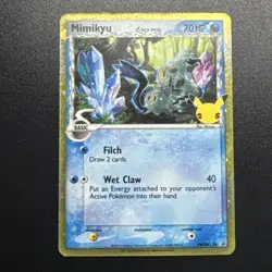Mimikyu SWSH136 Black Star Promo Celebration Pokemon Card - Image 1