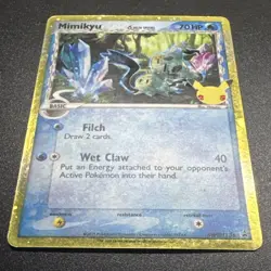 Mimikyu SWSH136 Black Star Promo Celebration Pokemon Card - Image 2