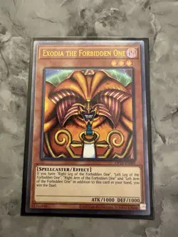 🔥 YUGIOH Exodia The Forbidden One OP25-EN001 ULTIMATE RARE NEAR MINT - Image 1