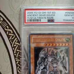 PSA 10 YuGiOh! Ancient Gear Golem Ultimate Rare RESERVED! - Image 5