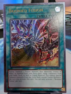 YuGiOh! Branded Fusion OP22-EN002 Ultimate Rare* - Image 1