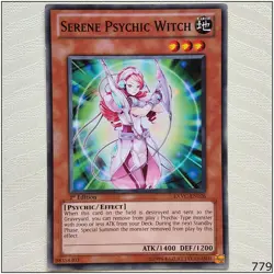 Serene Psychic Witch - EXVC-EN026 - Common 1st Edition Yugioh - Image 1