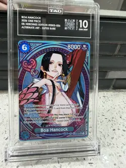 2026 ONE PIECE EB03-026 HEROINES EDITION SPECIAL ALT ART BOA HANCOCK TAG 10 - Image 1