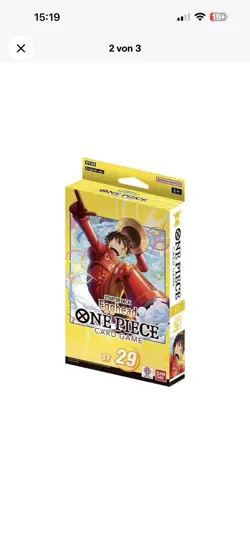 One Piece ST29 Egghead Starter 6x Deck Display Case NEU OVP NEW Sealed - Image 2