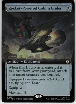 Foil Rocket-Powered Goblin Glider (Extended Art) 281 Marvel's Spider-Man R - Image 1