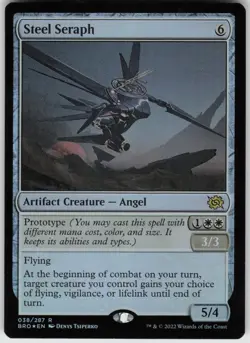 Foil Steel Seraph 38 The Brothers' War R - Image 1