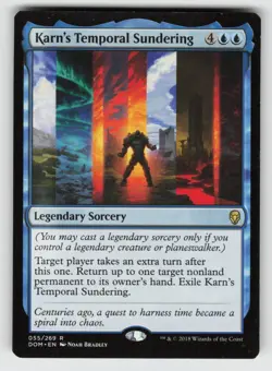 MP-01 Played Karn's Temporal Sundering 55 Dominaria R - Image 1