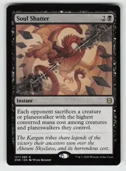 MP-01 Played Soul Shatter 127 Zendikar Rising R - Image 1
