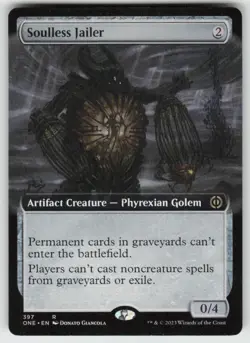 MP-01 Played Soulless Jailer (Extended Art) 397 Phyrexia: All Will Be One R - Image 1