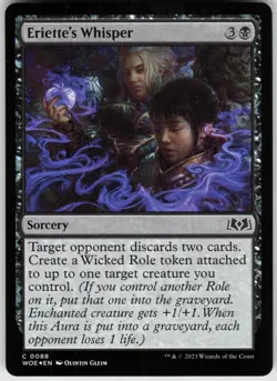 Foil Eriette's Whisper 88 Wilds of Eldraine C NM - Image 1