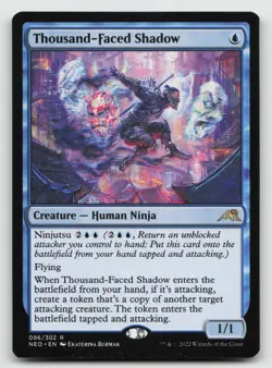 MP-01 Played Thousand-Faced Shadow 86 Kamigawa: Neon Dynasty R - Image 1