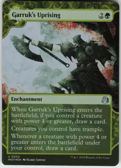 Foil Garruk's Uprising 53 Wilds of Eldraine: Enchanting Tales U - Image 1