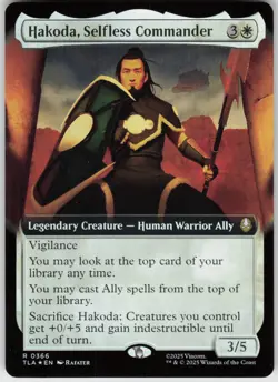 Foil Hakoda, Selfless Commander (Extended Art) 366 Avatar: The Last Airbender R - Image 1