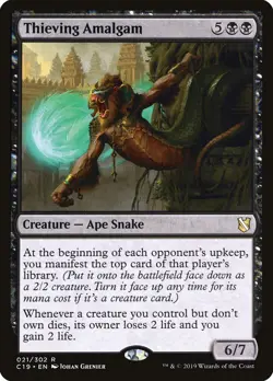 Thieving Amalgam [Commander 2019] Magic MTG - Image 1