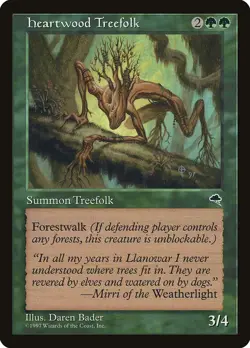 Heartwood Treefolk Tempest MTG NM - Image 1