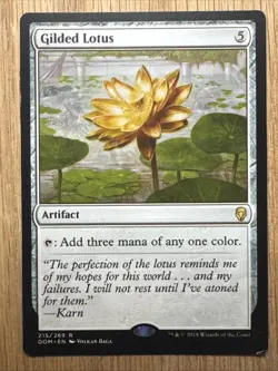 Gilded Lotus - MTG - Dominaria (DOM) #215 - Image 1