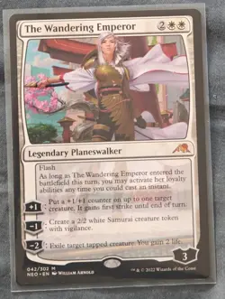 The Wandering Emperor | Kamigawa: Neon Dynasty (Regular) | #42/302 | NM - Image 1